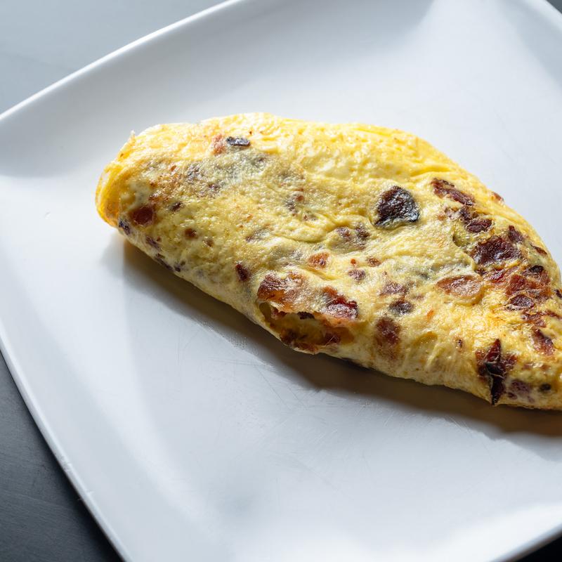 menu item 53 of 67, Bacon & Cheese Omelet - GF