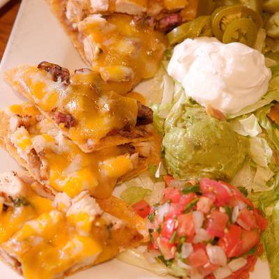 Chicken Fajita Nachos, Los Compadres Cantina, Tex Mex, Roanoke, Texas.