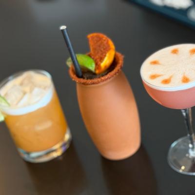 Spring Cocktail additions. Mezcalifornia, Cantarito, Elderbloom.