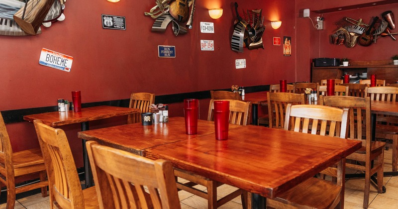 Interior seating area