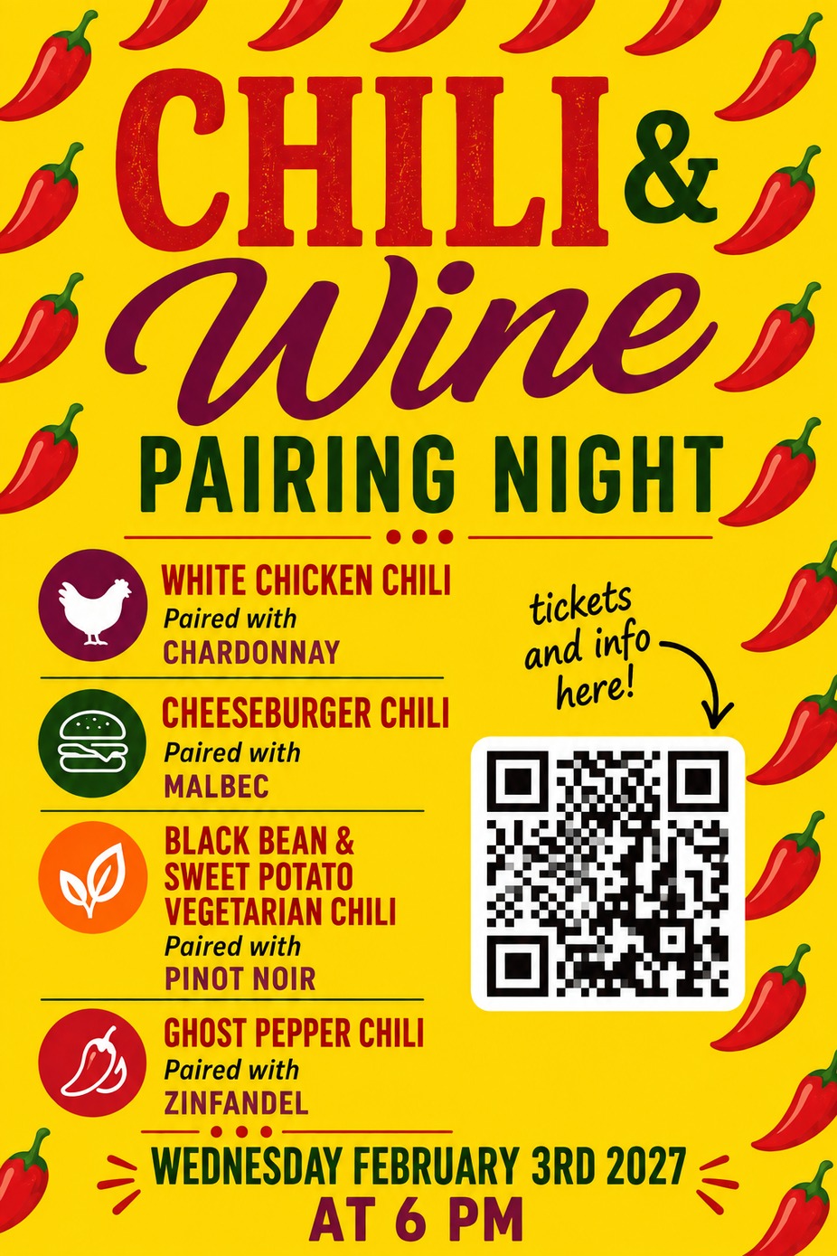 Wine & Chili Night event photo