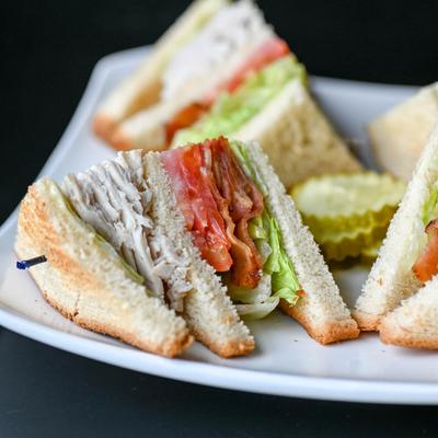Turkey Club plate.