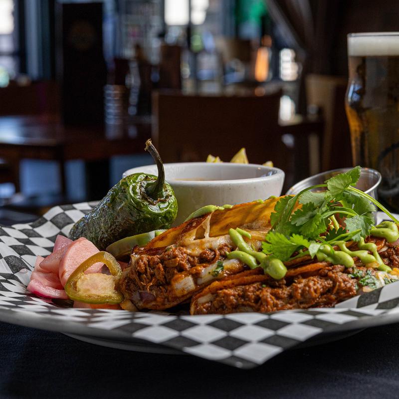 menu item 34 of 54, (2) Quesa-birria Tacos