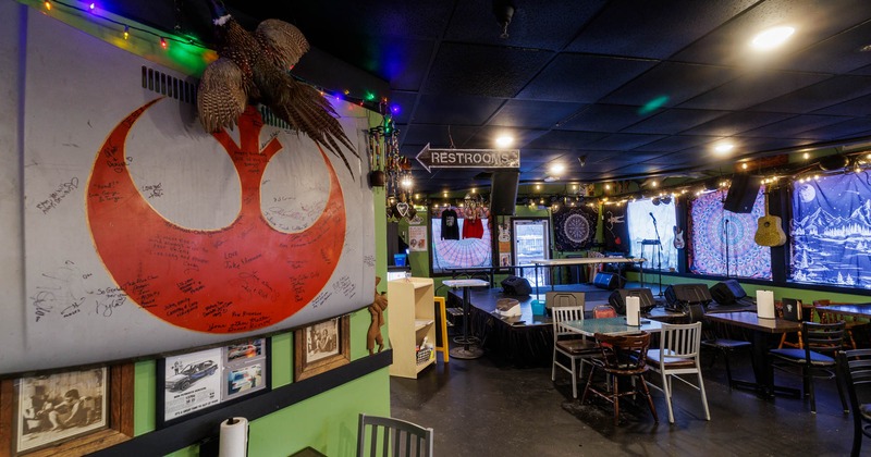 Interior seating area