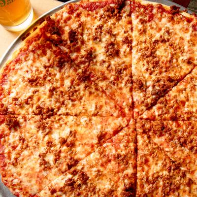 sausage pizza.