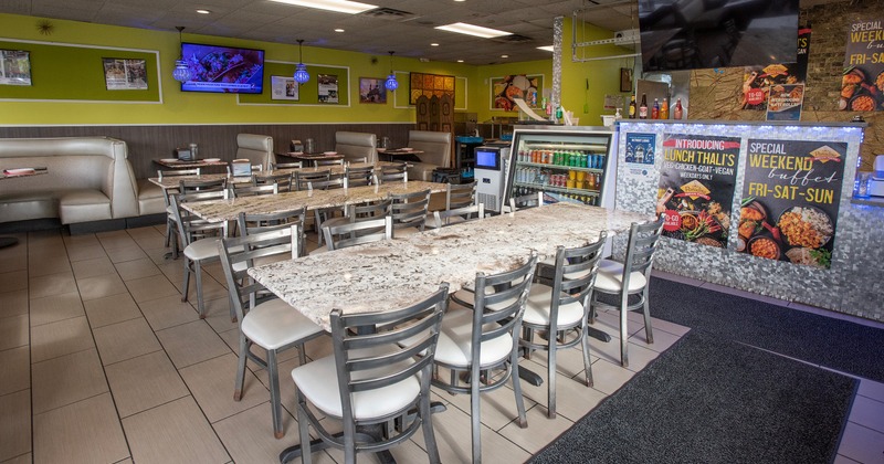 Interior, dining area