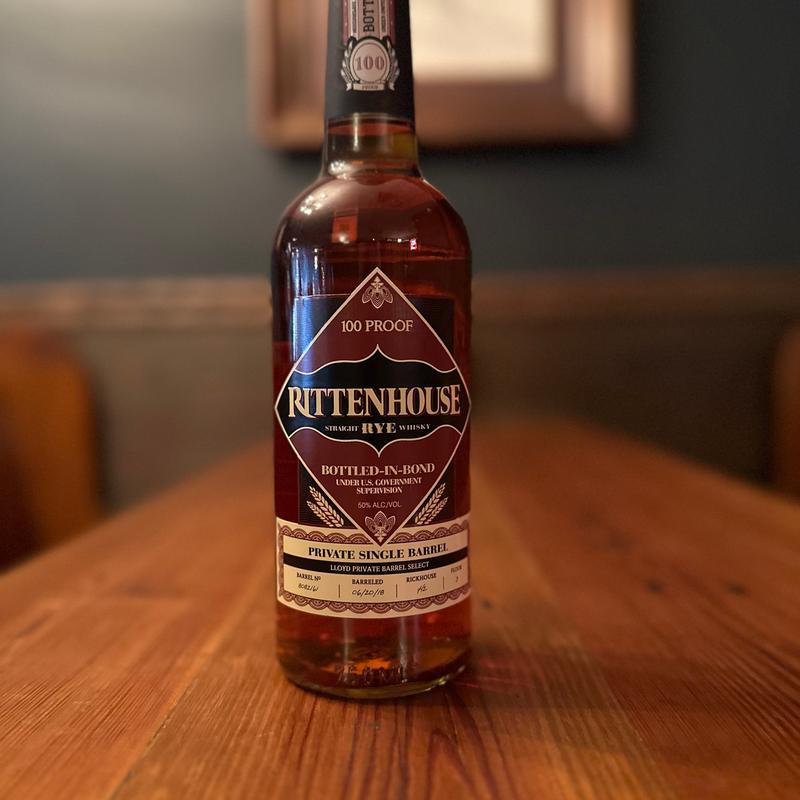 Lloyd Rittenhouse Rye Bonded Single Barrel Select 5yr 100pf (2023) photo