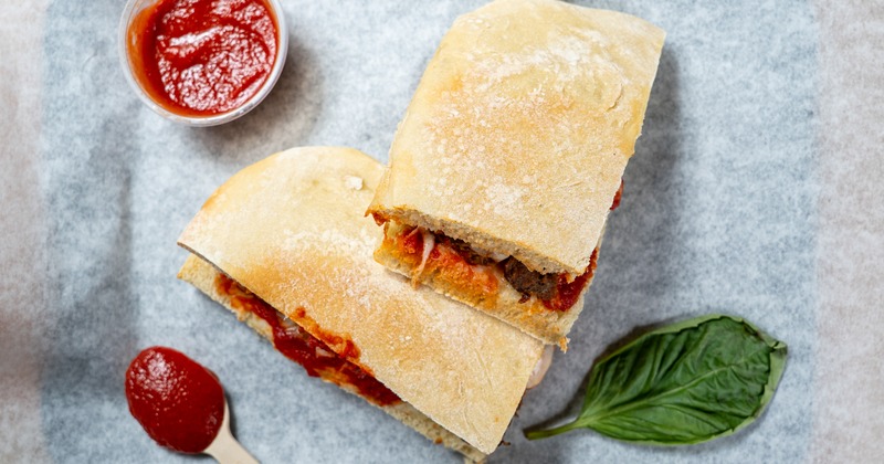 Meatball panini