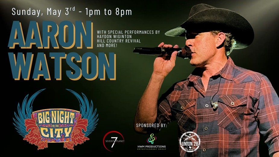 Aaron Watson - Big Night in the City Alzheimer's Charity Event event photo