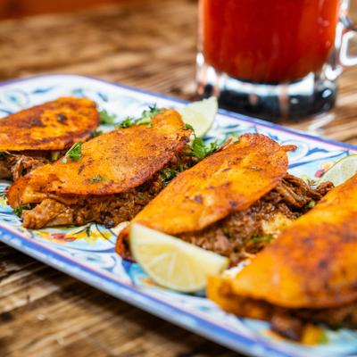 Birria tacos.