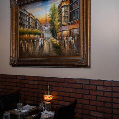 Painting in Dining Area.