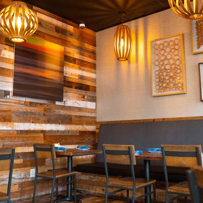 Interior seating space