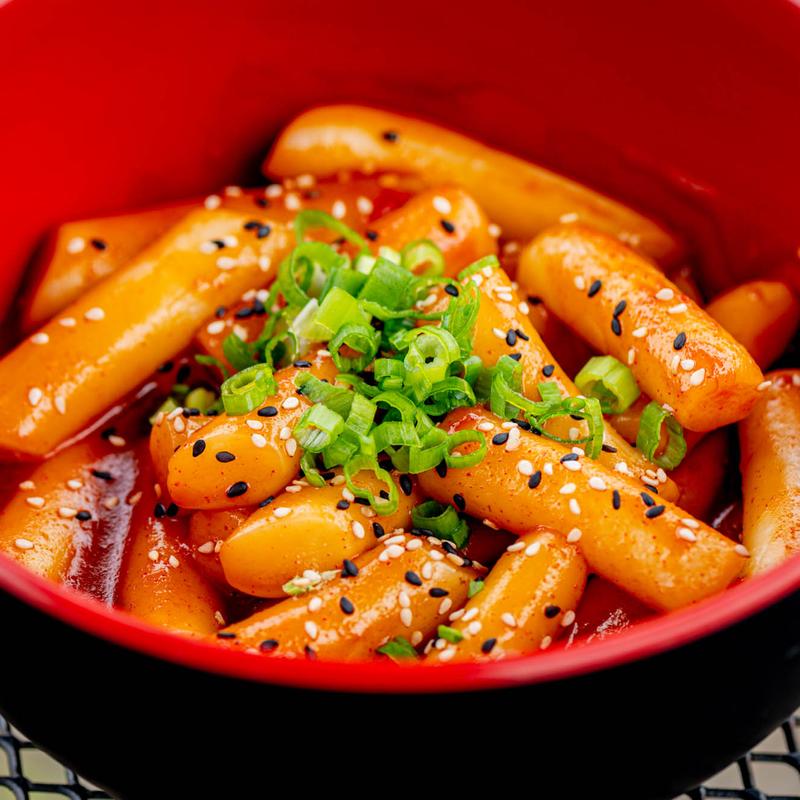 Tteok-Bokki Rice Cake Cylinders photo