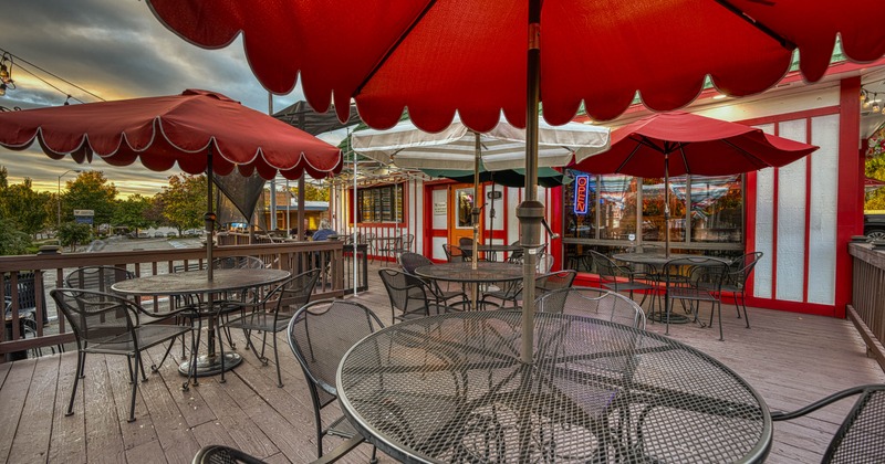 Exterior seating area