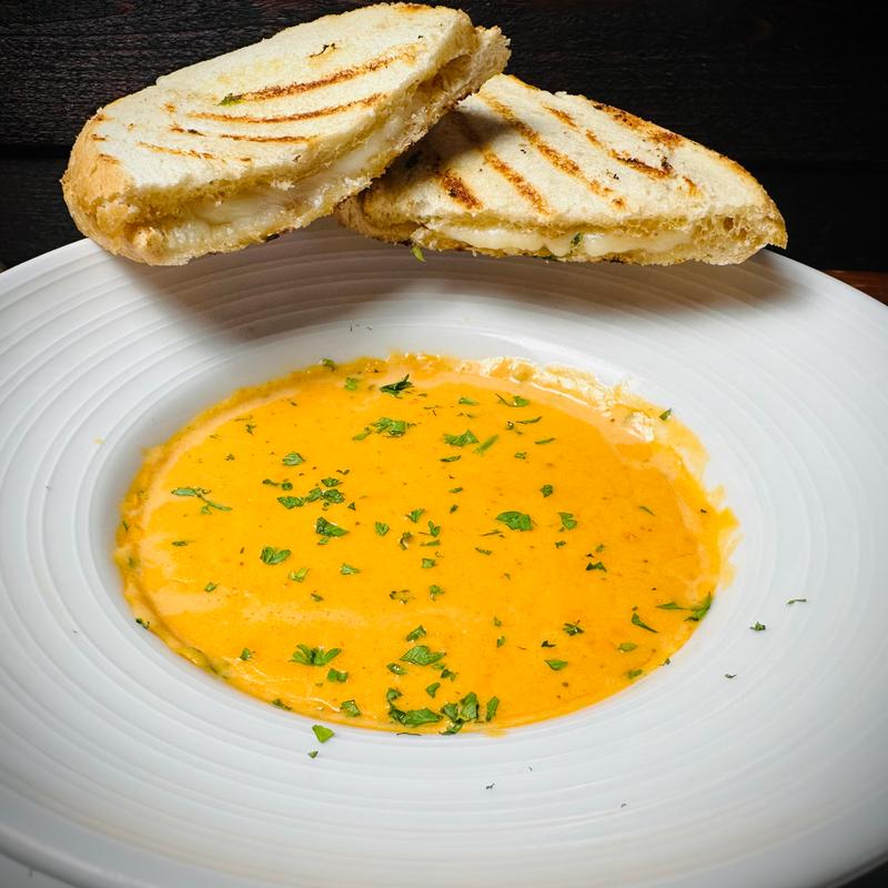 menu item 31 of 38, Tomato Basil with Grilled Cheese