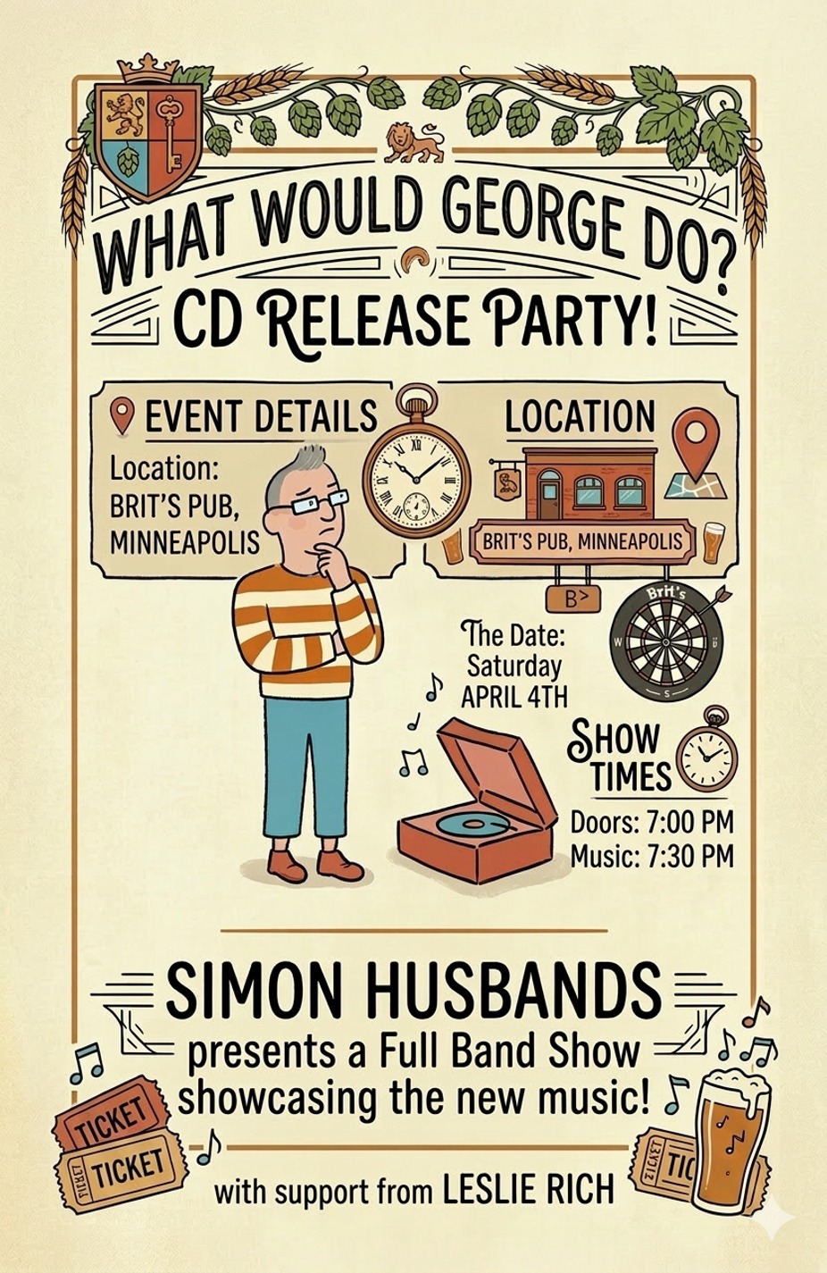 Simon Husbands CD Release Party event photo