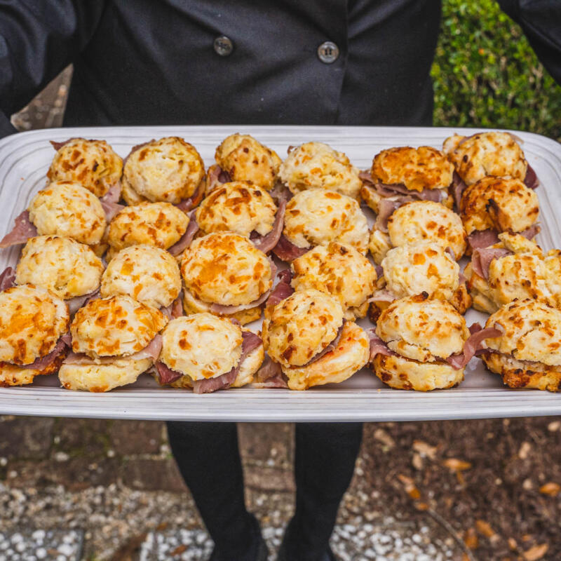 Mini Southern Country Ham Biscuits photo