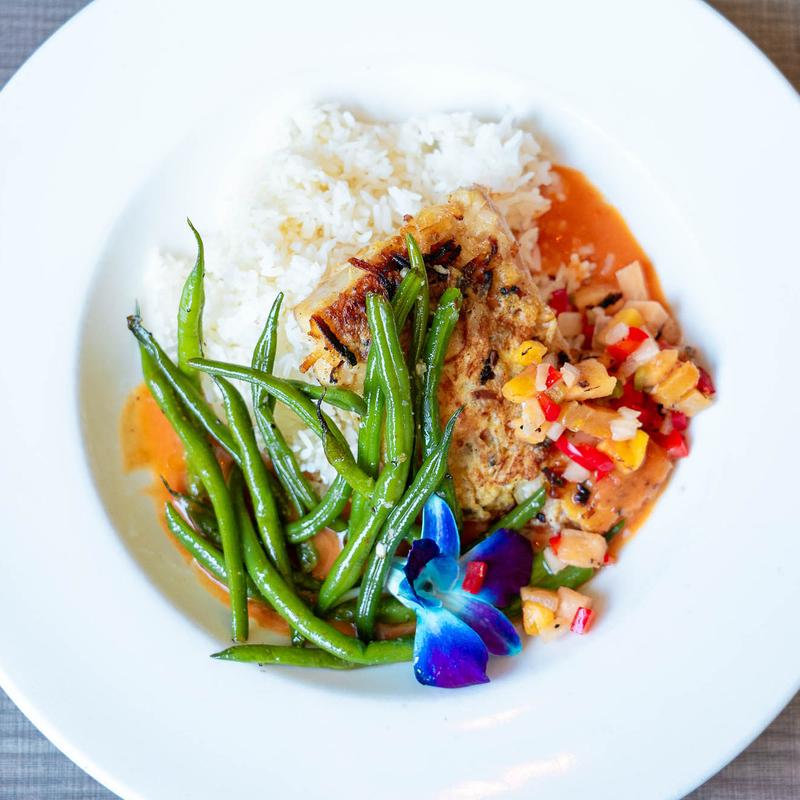 Macadamia Crusted Mahi Mahi photo