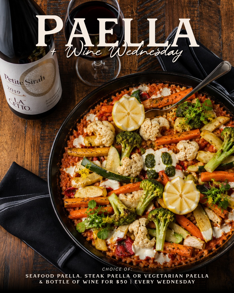 Paella & Wine Wednesday event photo