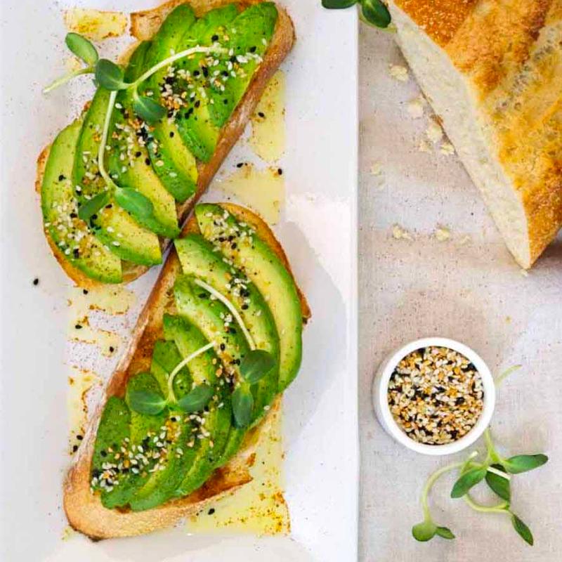 Classic Avocado Toast (pictured with added Tomato Slices) photo