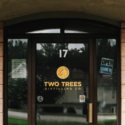 The entrance to Two Trees venue.
