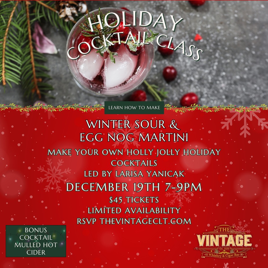 The Vintage Whiskey and Cigar Bar Charlotte events