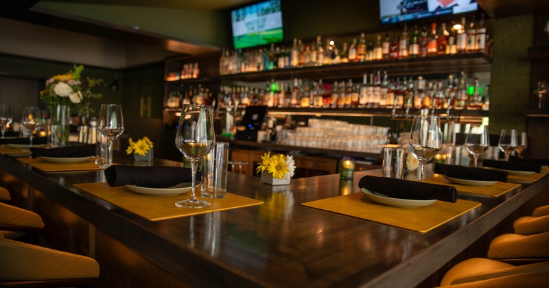 Interior, bar area