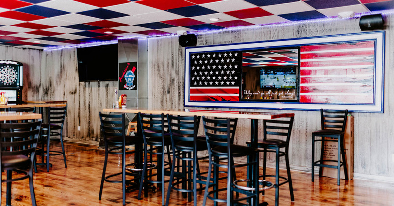 Interior, seating area