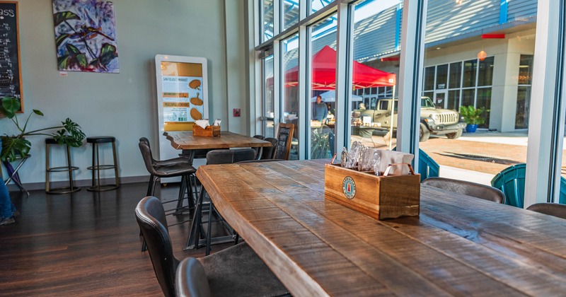 Tall tables and chairs