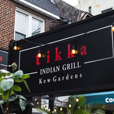 Exterior, restaurant sign.