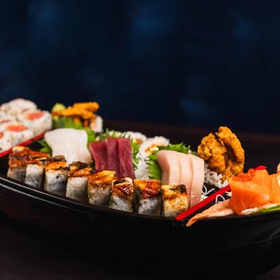 Sushi boat platter.