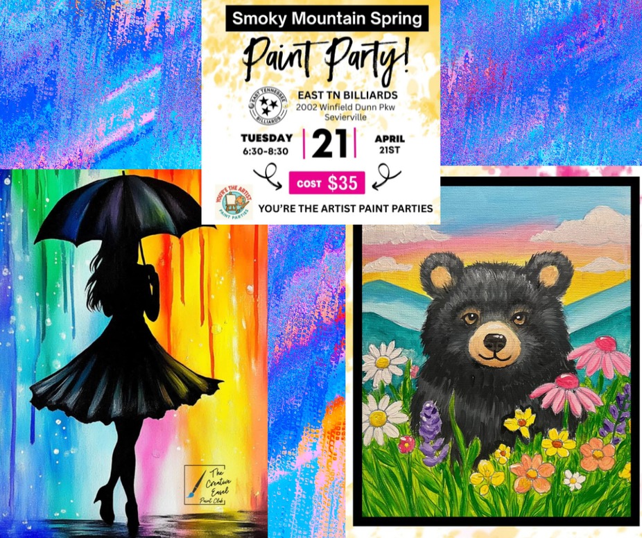 Paint Party April 21st event photo