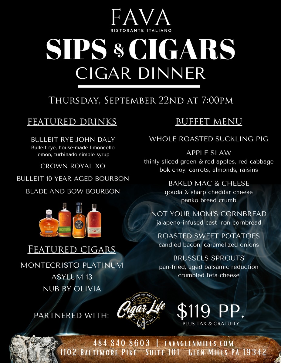 Sips & Cigars event photo