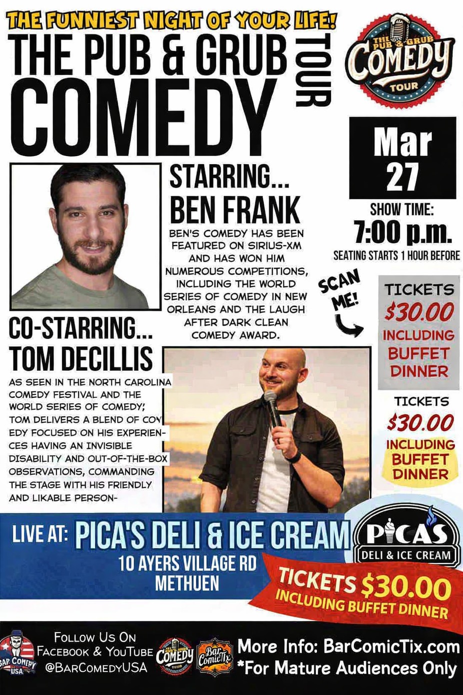 Pub and Grub Comedy Tour event photo