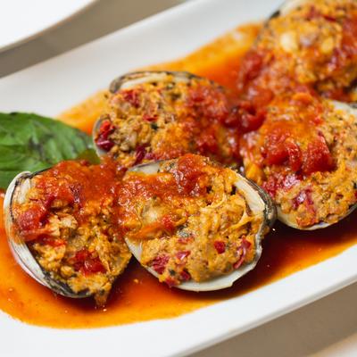 Penne ala vodka, closeup