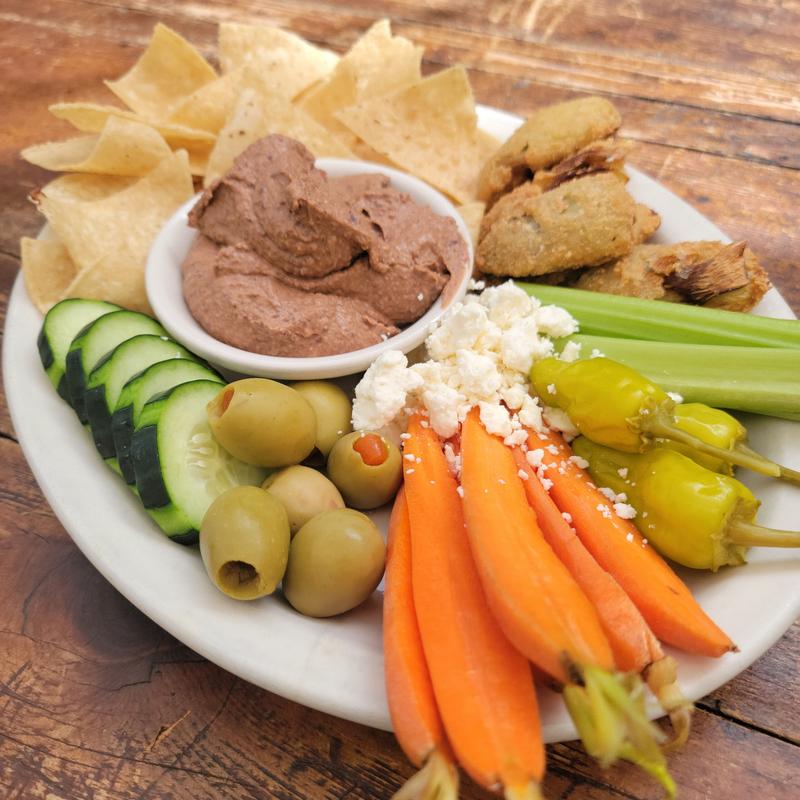 BLACK BEAN HUMMUS PLATE photo