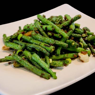 Hot Spicy Green Beans.