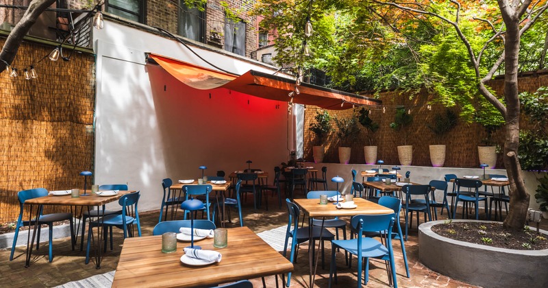 Outdoor seating area
