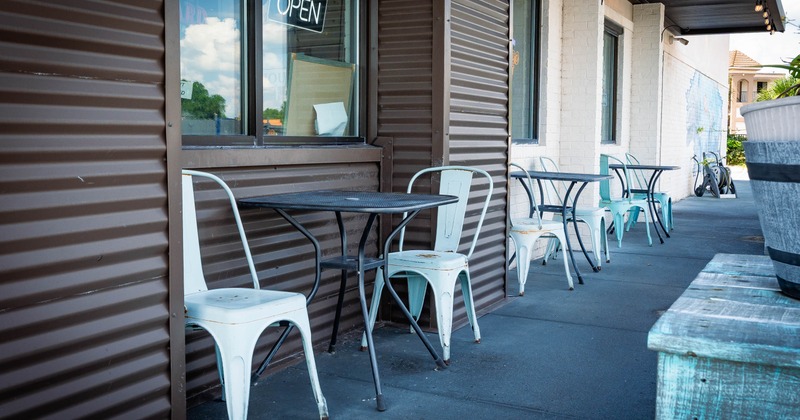 Exterior, tables and chairs