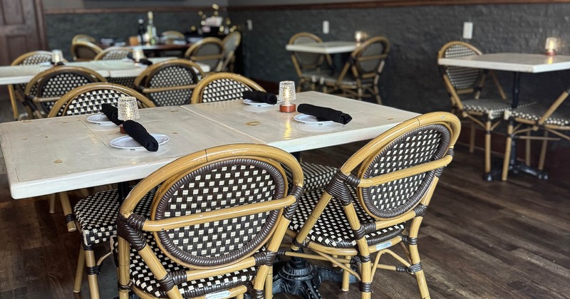 Interior, dining area