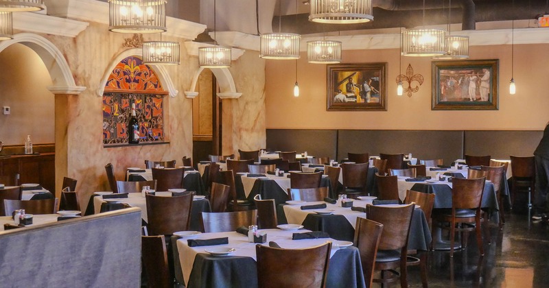 Interior, dining area