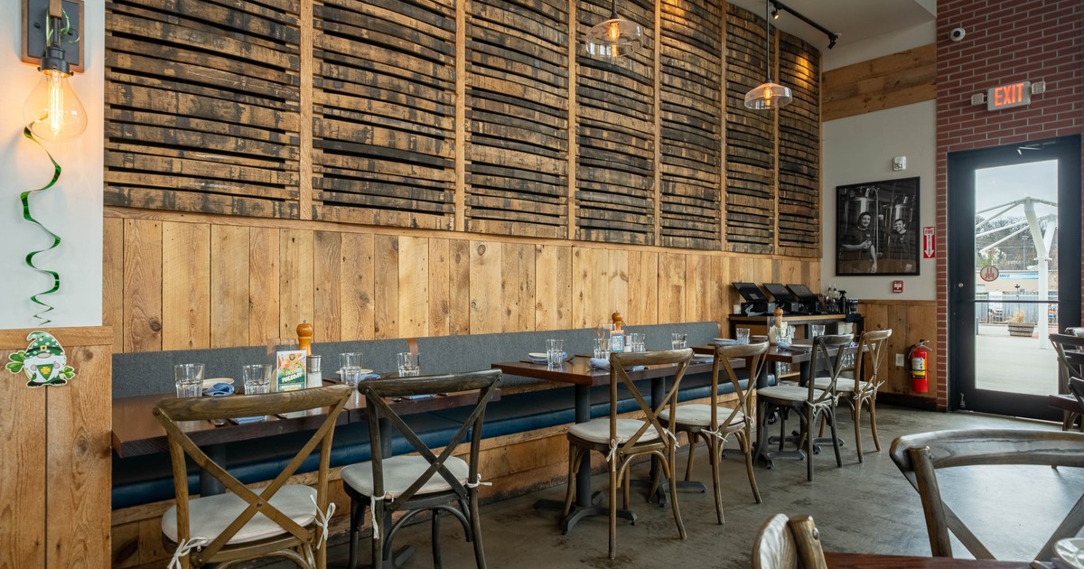 Interior, tables all lined up