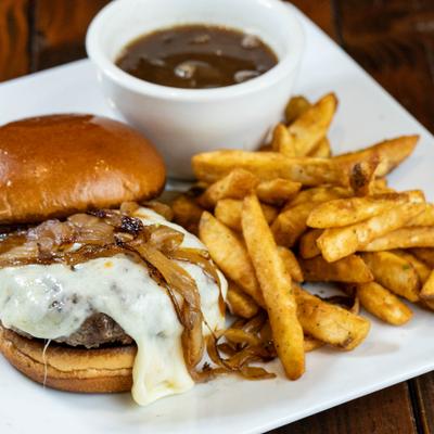 French Onion Burger.