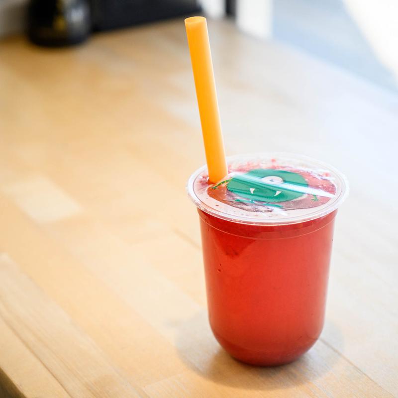 menu item 14 of 24, Strawberry Black Tea / Green Tea