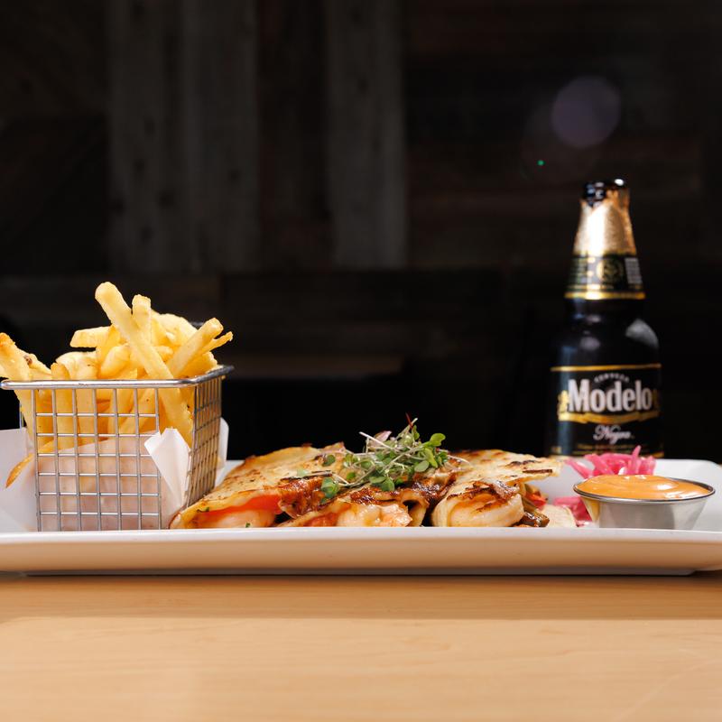 menu item 26 of 41, Shrimp Fajita Quesadillas