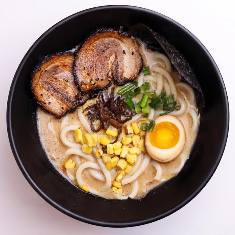 Tonkotsu Roasted Black Garlic (Most Popular) Udon photo