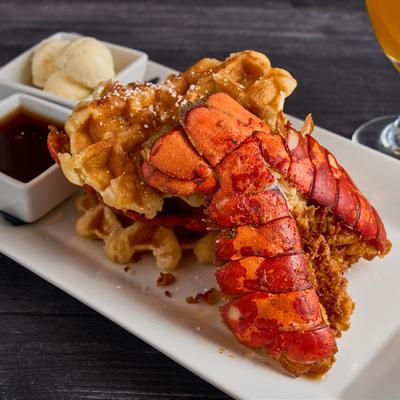 Lobster and Waffles.