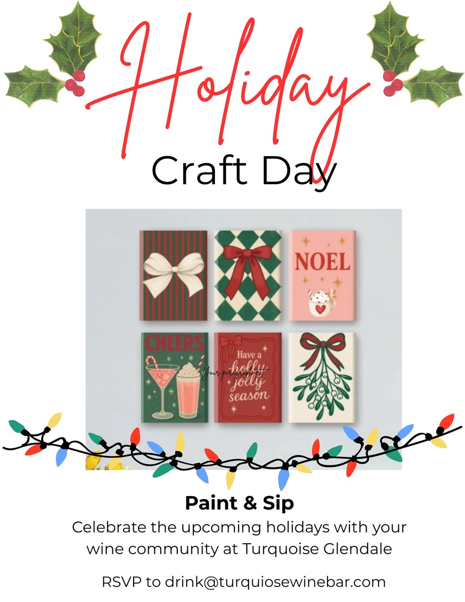 Sip & Paint - Holiday! event photo