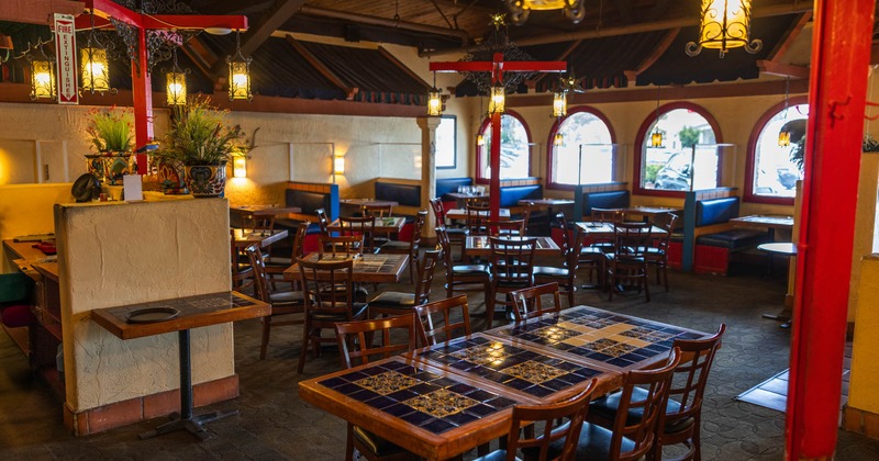 Interior, dining area