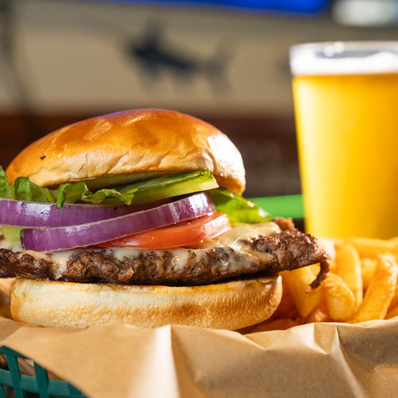 Classic American Hamburger photo